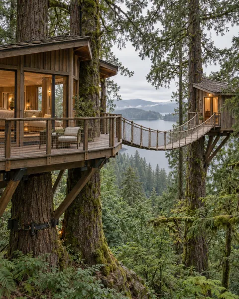 Treehouse Retreat · Soft Overcast Daylight