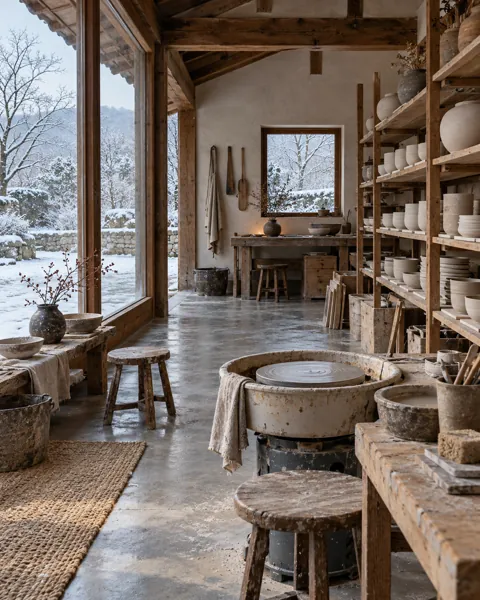 Ceramic Studio · Winter First Snow