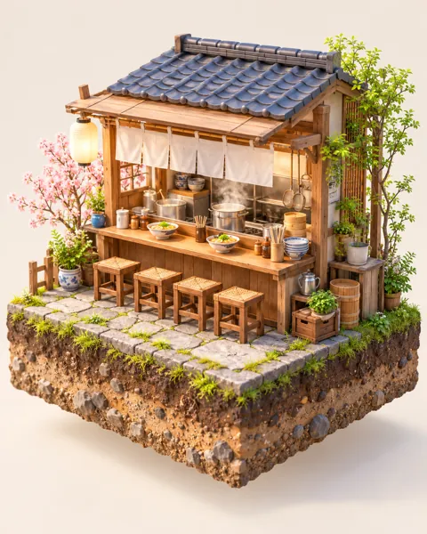 Tiny Ramen Shop · Pastel Morning