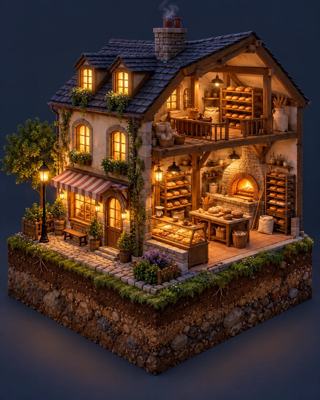 Neighborhood Bakery · Glowing Night