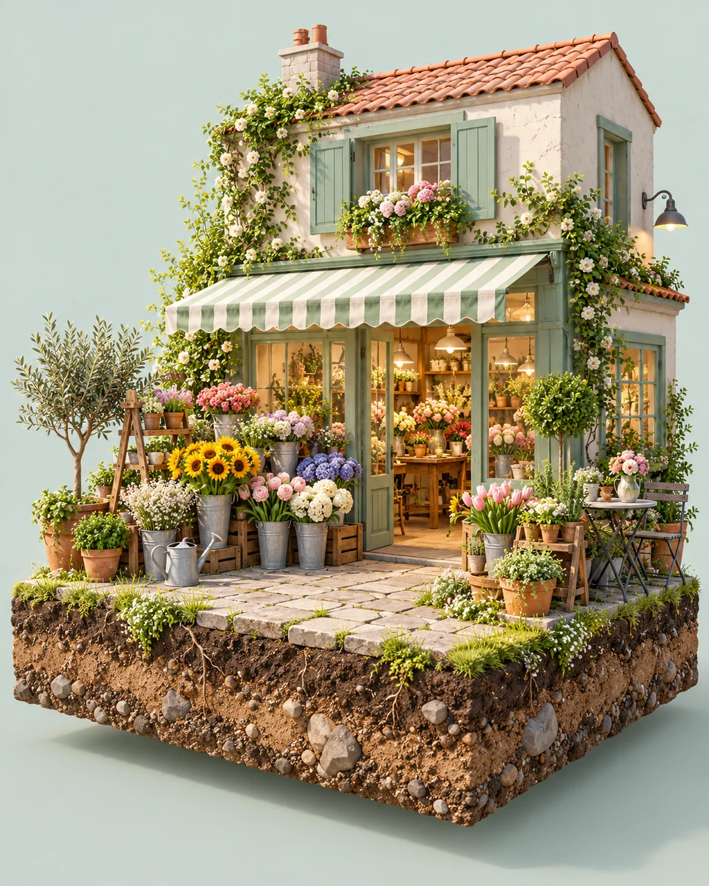 Flower Shop · Pastel Morning