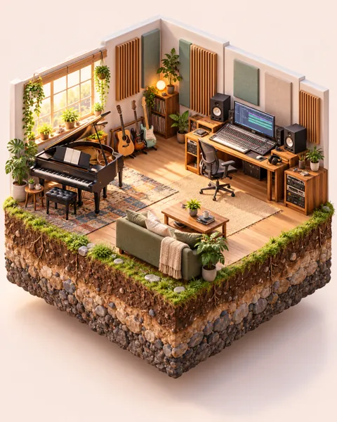 Music Studio · Pastel Morning