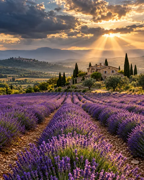 Lavender Fields · After-storm Light
