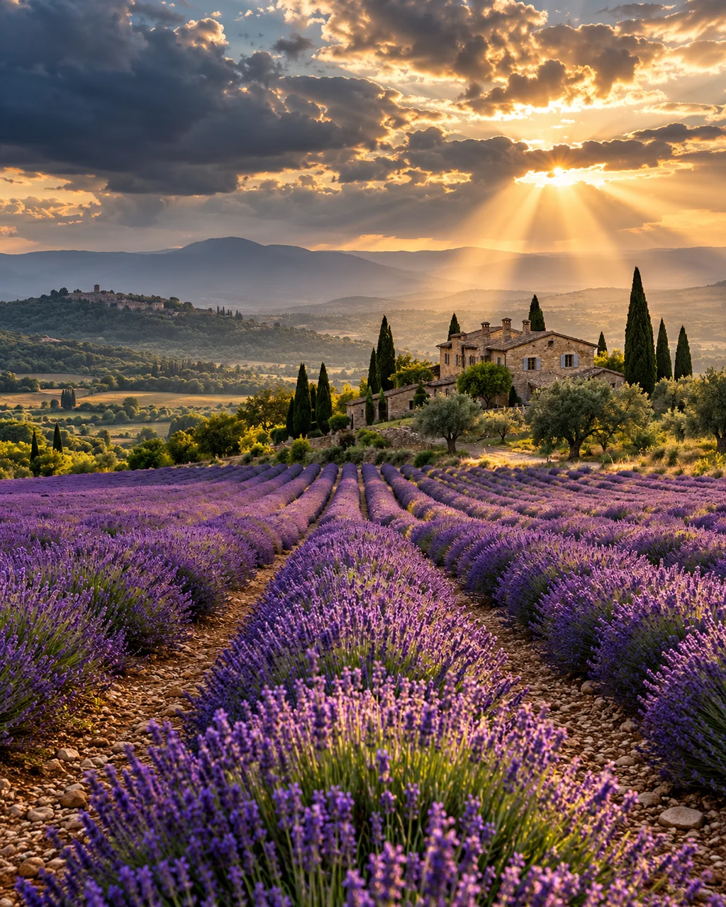 Lavender Fields · After-storm Light
