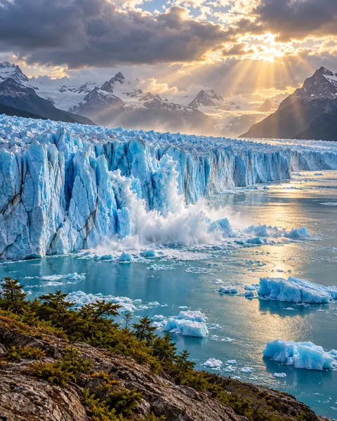 Patagonian Glacier · After-storm Light