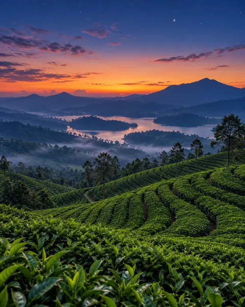 Highland Tea Plantation · Blue Hour Stars