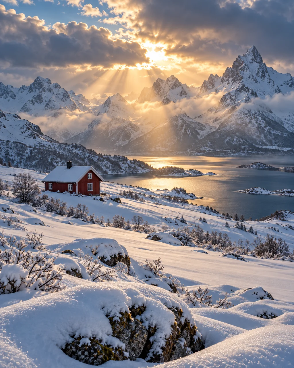 Snowfield Cabin · After-storm Light