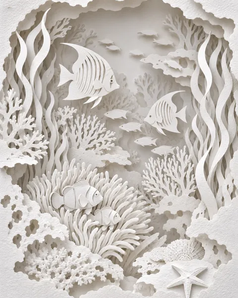 Coral Reef Seabed · All-white Paper