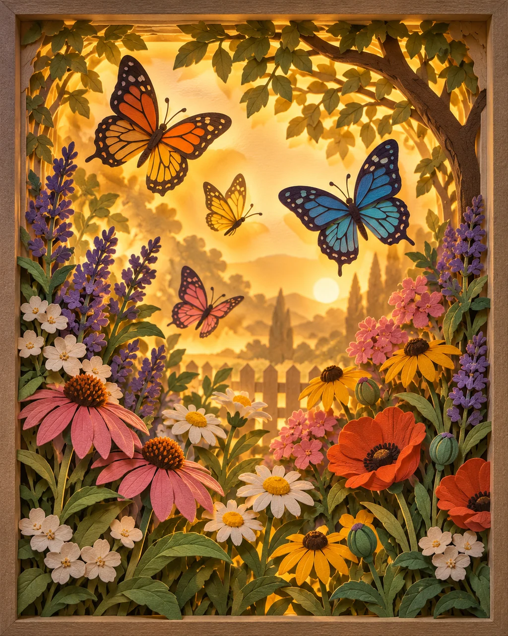 Butterfly Garden · Backlit Lightbox