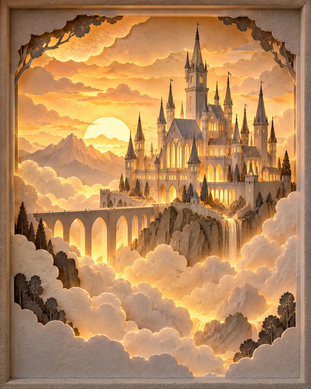Castle in the Clouds · Backlit Lightbox