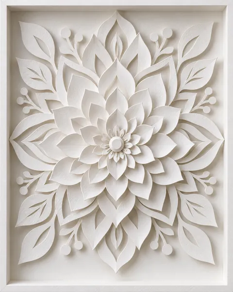 Floral Mandala · All-white Paper