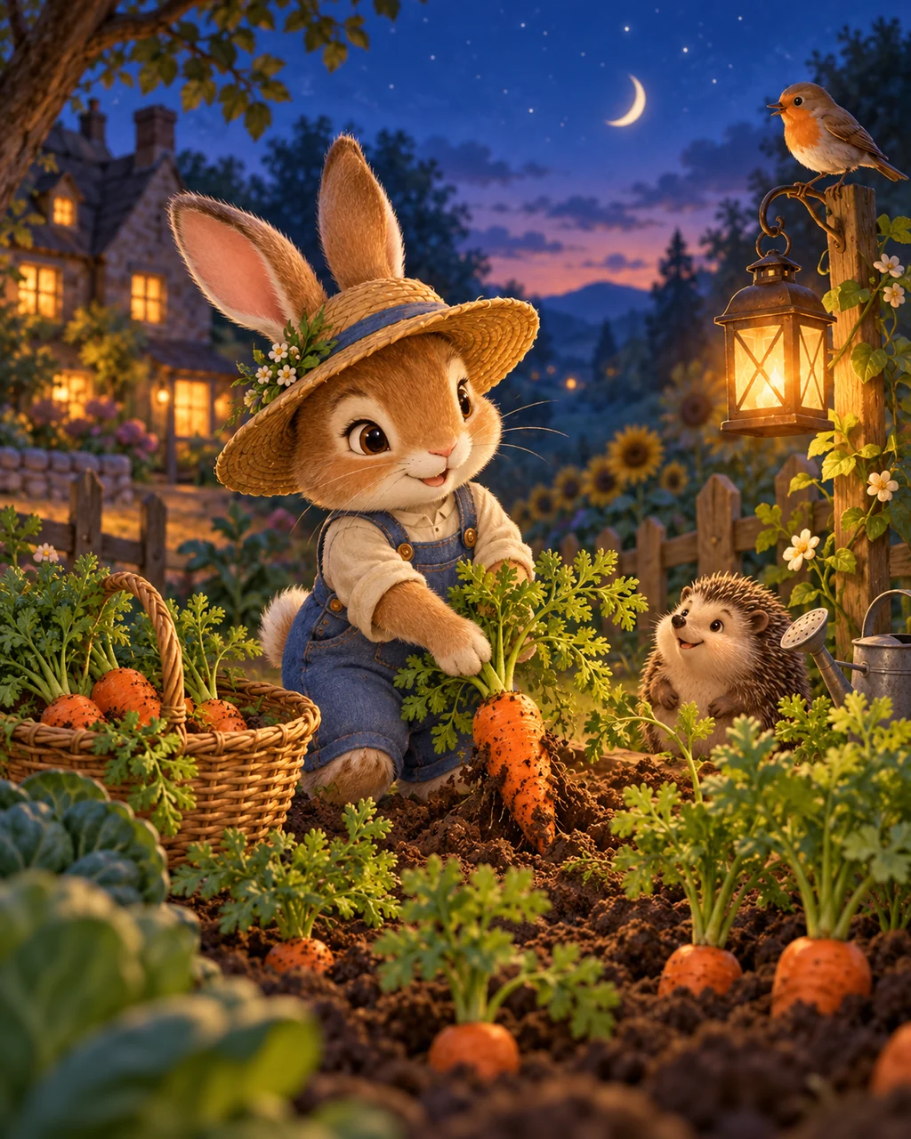 Bunny Gardener · Twilight Lantern Glow