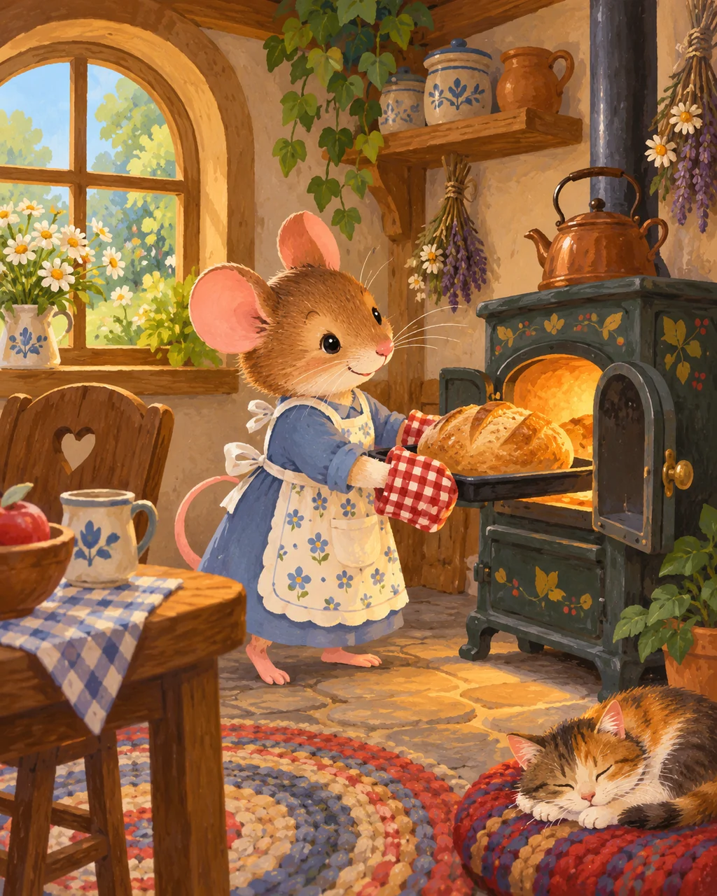 Mouse Baker · Gouache Storybook