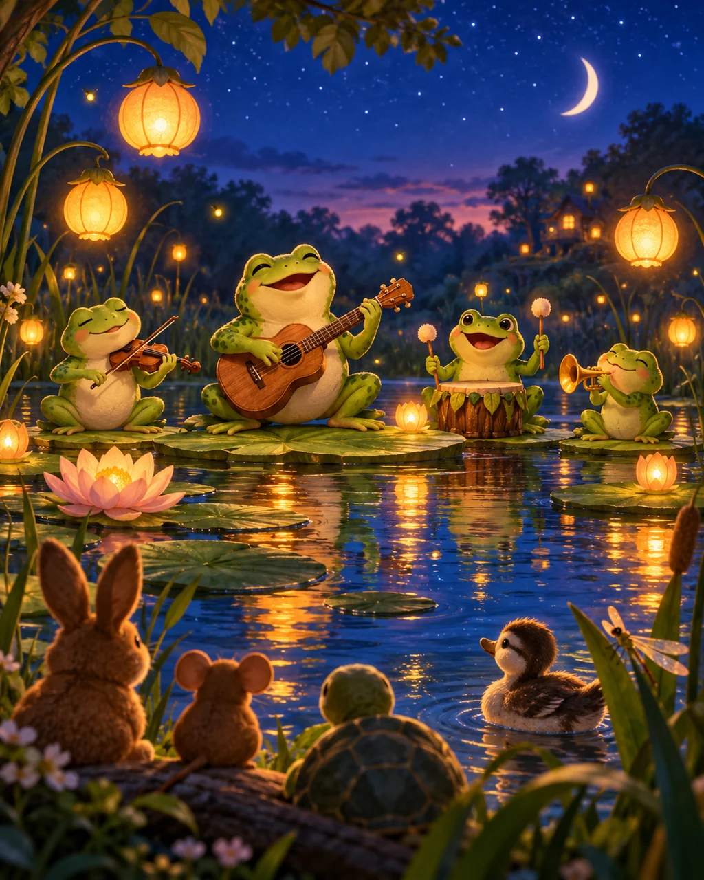 Frog Pond Concert · Twilight Lantern Glow