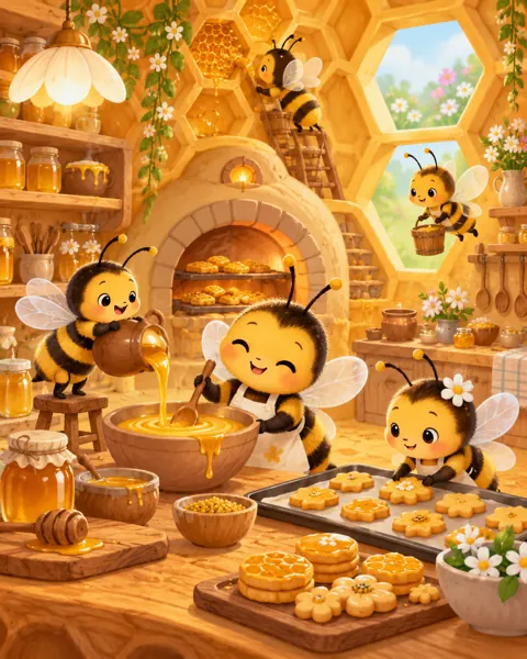 Busy Bee Kitchen · Soft Digital Pastel