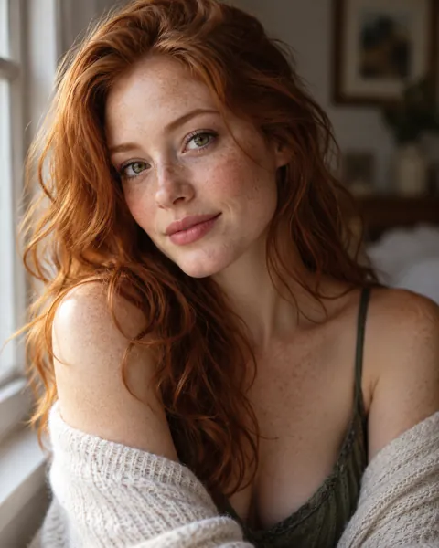 Freckled Redhead · Soft Window Light