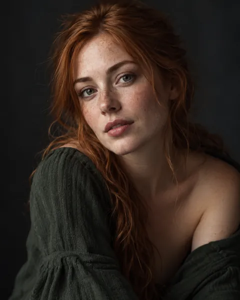Freckled Redhead · Low-key Studio