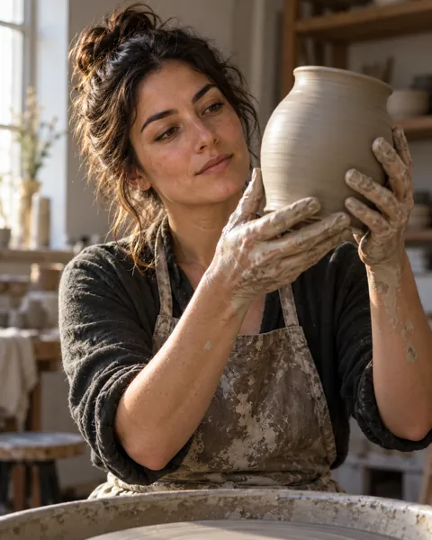 Ceramic Artist · Soft Window Light