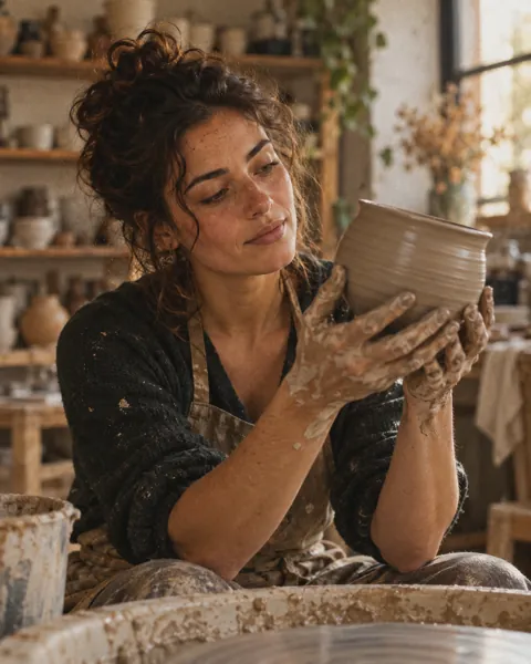 Ceramic Artist · Analog Film Look
