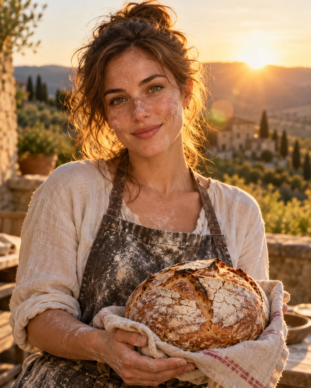 Flour-dusted Baker · Golden Backlight