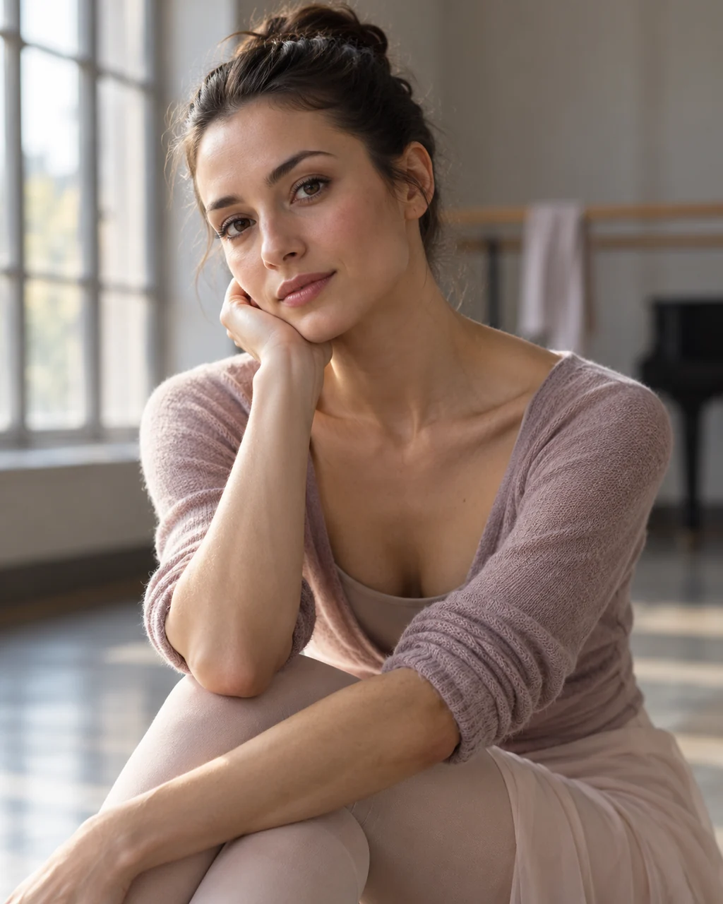 Ballet Dancer · Soft Window Light