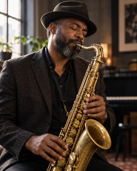 Jazz Saxophonist · Soft Window Light