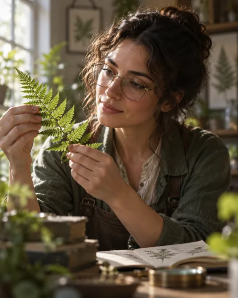 Greenhouse Botanist · Soft Window Light