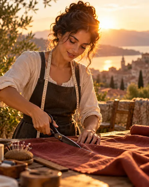 Tailor at Work · Golden Backlight