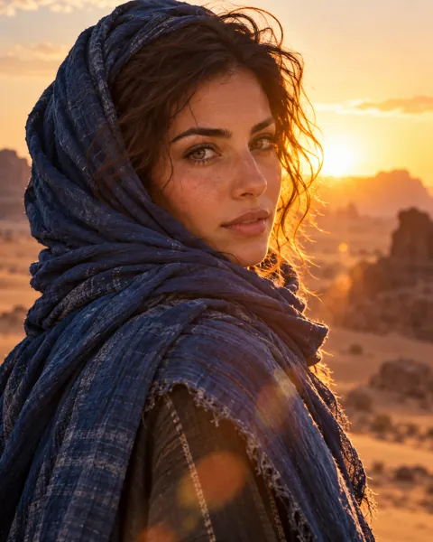 Desert Traveler · Golden Backlight