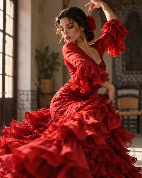Flamenco Dancer · Soft Window Light