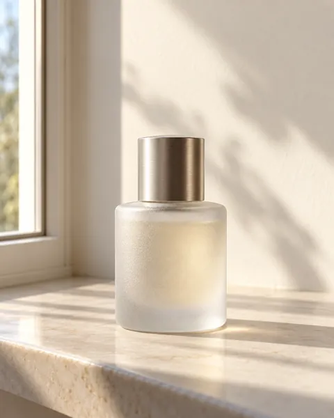 Frosted Perfume Bottle · Morning Windowsill