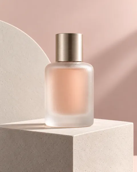 Frosted Perfume Bottle · Pastel Plinth Studio