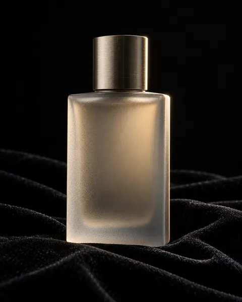 Frosted Perfume Bottle · Dark Luxury