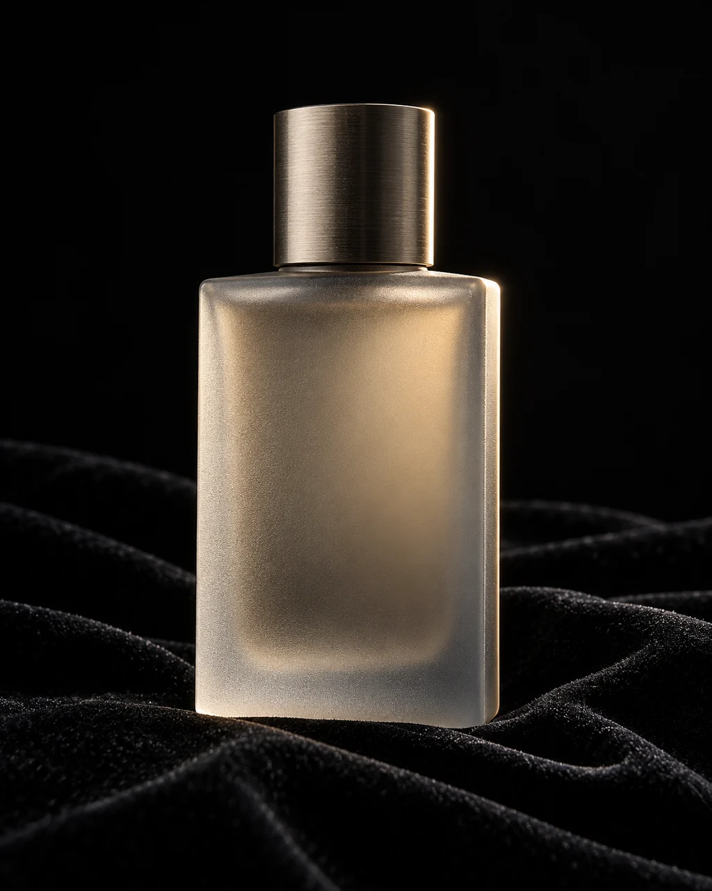 Frosted Perfume Bottle · Dark Luxury