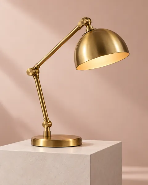 Brass Desk Lamp · Pastel Plinth Studio