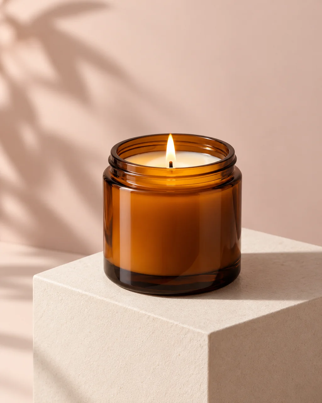 Glass Jar Candle · Pastel Plinth Studio