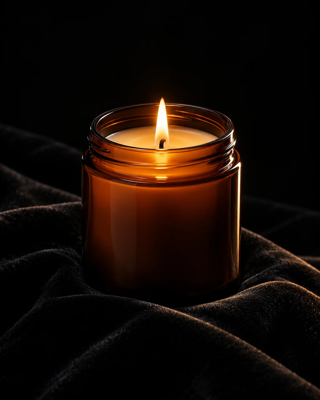 Glass Jar Candle · Dark Luxury