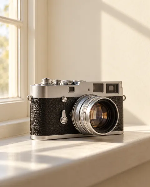 Vintage Film Camera · Morning Windowsill