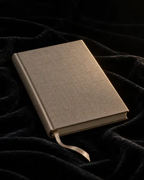 Linen-bound Notebook · Dark Luxury