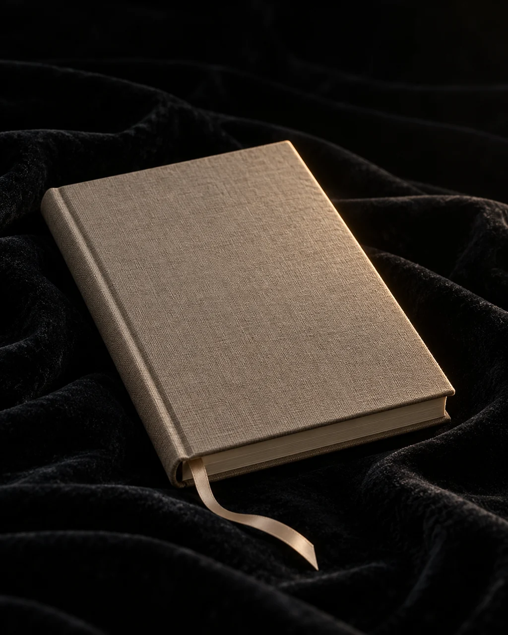 Linen-bound Notebook · Dark Luxury
