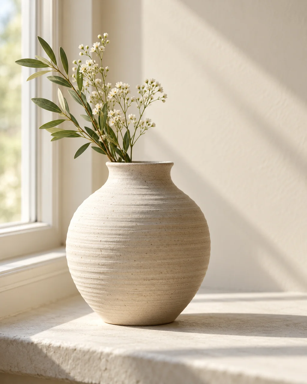 Matte Ceramic Vase · Morning Windowsill