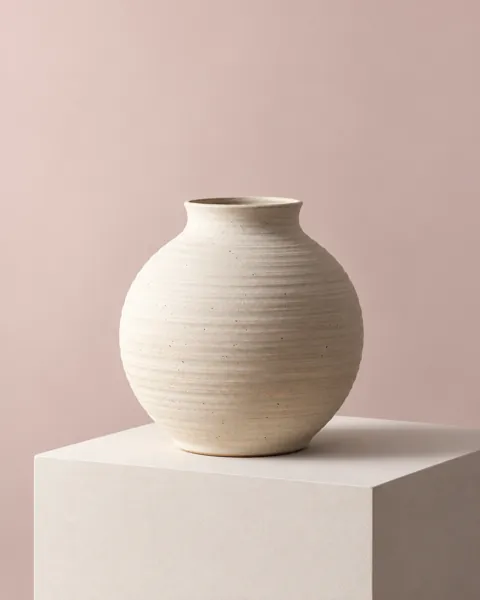 Matte Ceramic Vase · Pastel Plinth Studio
