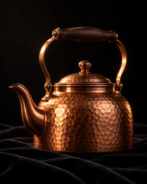 Hammered Copper Kettle · Dark Luxury