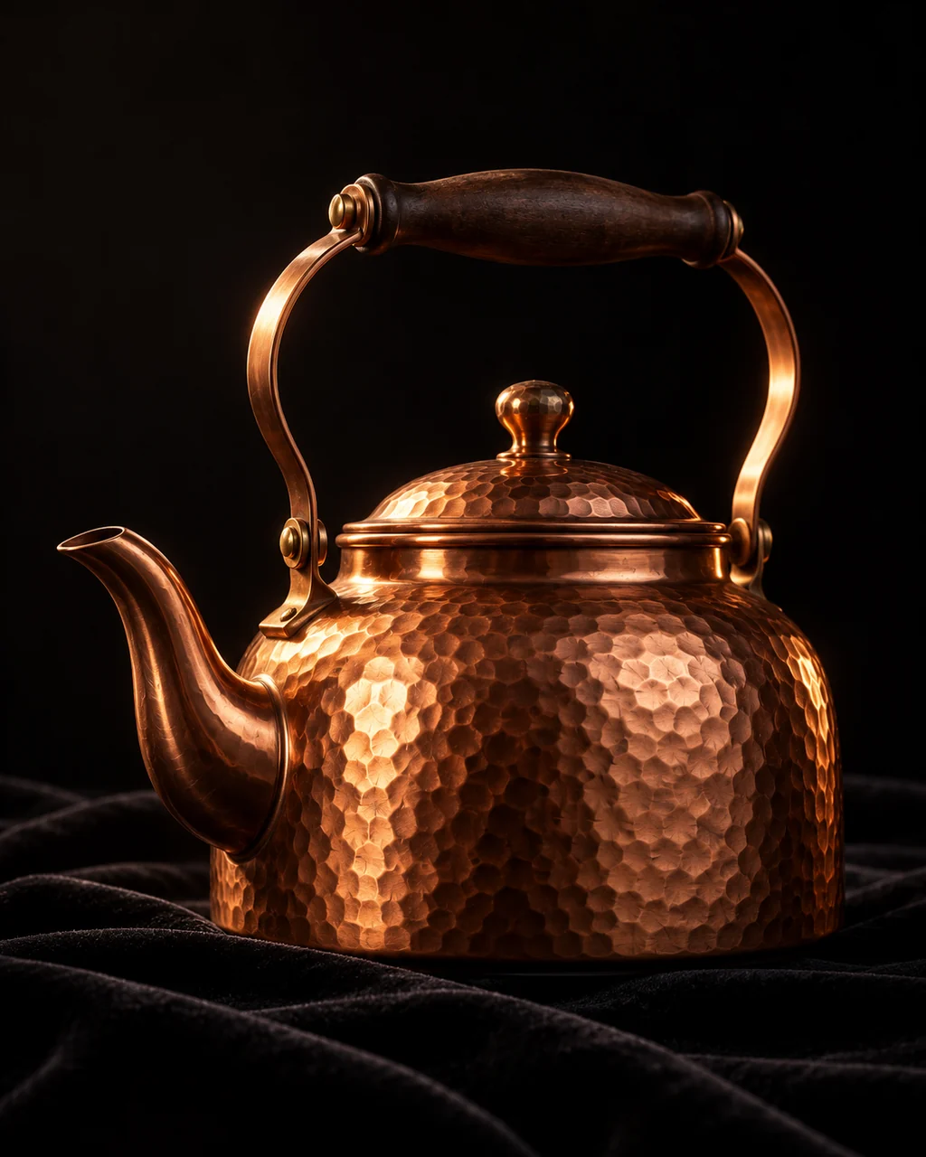 Hammered Copper Kettle · Dark Luxury