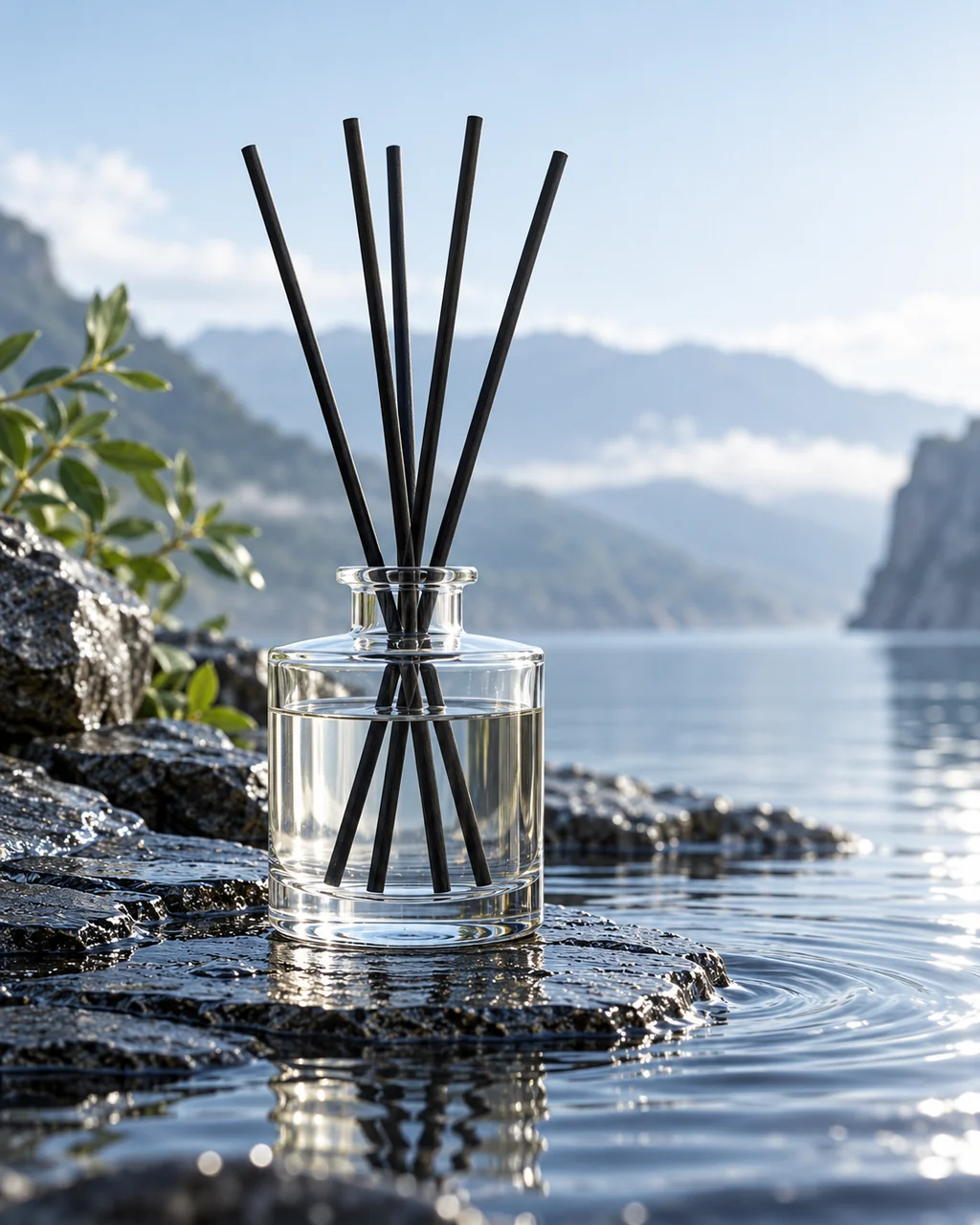 Reed Diffuser · Wet Stone and Ripples