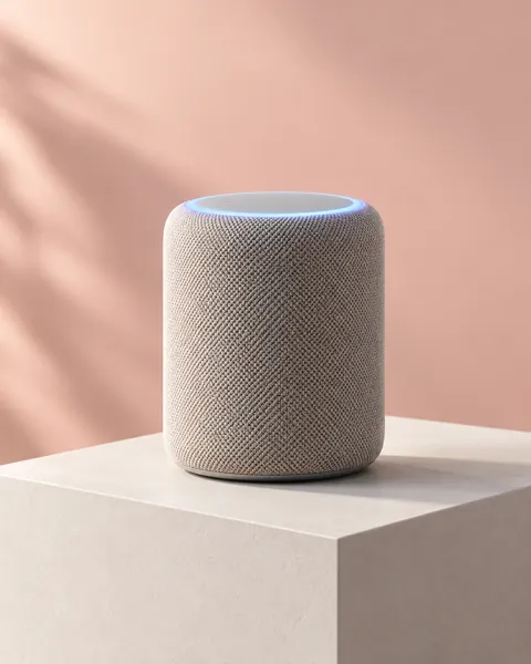 Fabric Smart Speaker · Pastel Plinth Studio