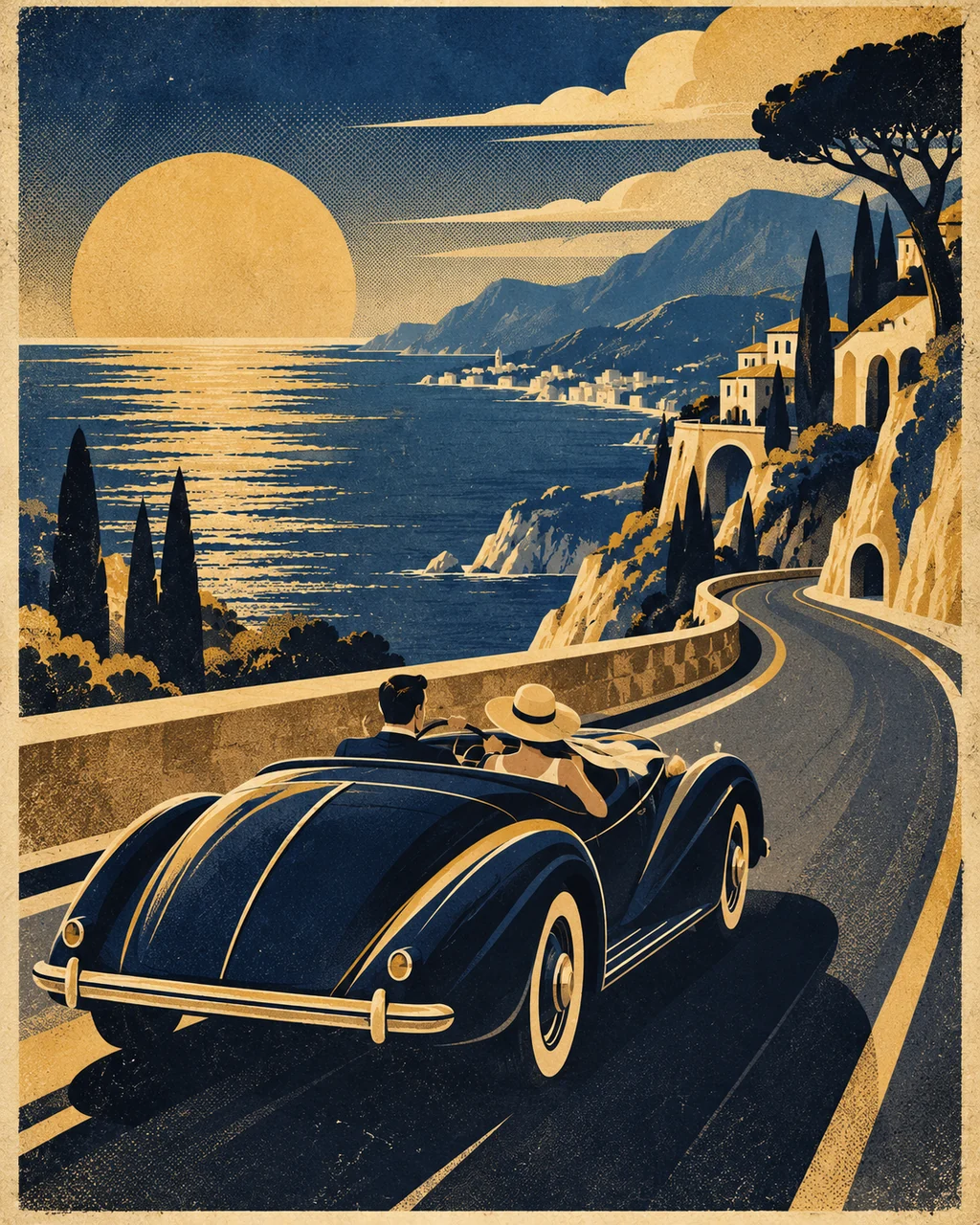 Coastal Convertible · Art Deco Elegance
