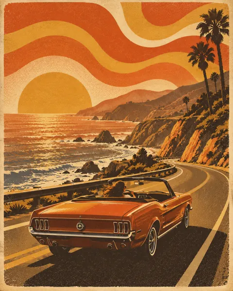 Coastal Convertible · Seventies Warm Tones