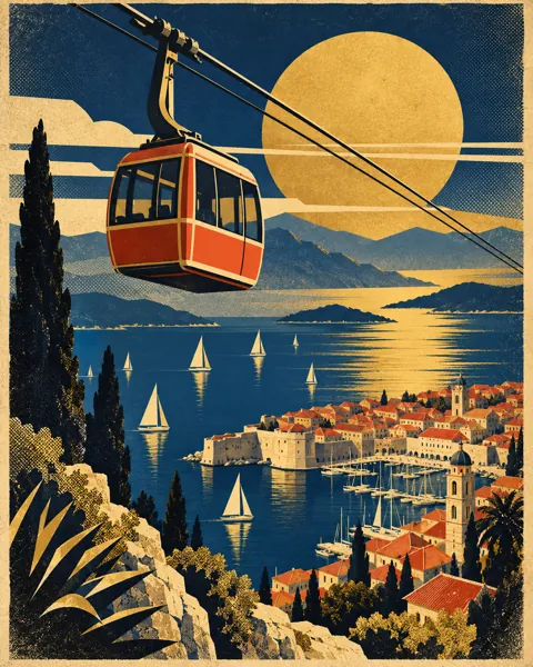 Harbor Cable Car · Art Deco Elegance