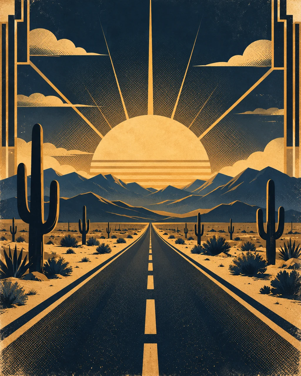 Desert Highway · Art Deco Elegance